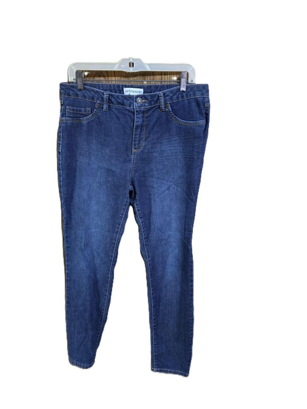 Artisan NY Blue Denim Jeans Women's Size 12 Stretch